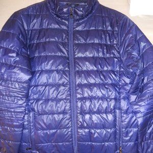 Men's Blue Quitted Jacket
